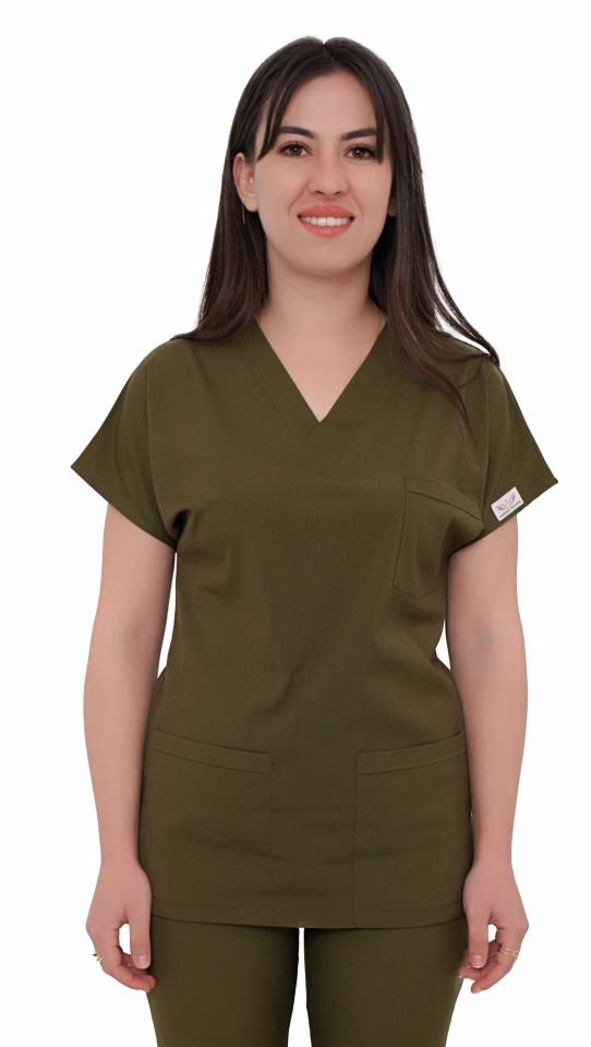 Unisex Cerrahi Takımlar Haki - XS