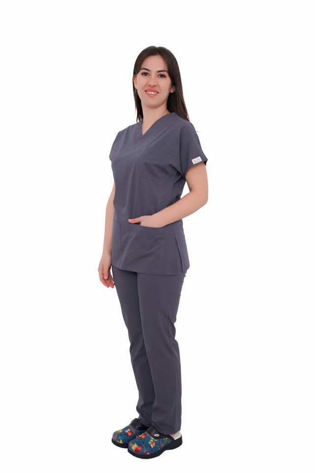 Unisex Cerrahi Takımlar Füme - L