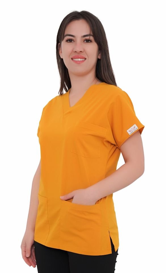 Unisex Cerrahi Takımlar Hardal - M