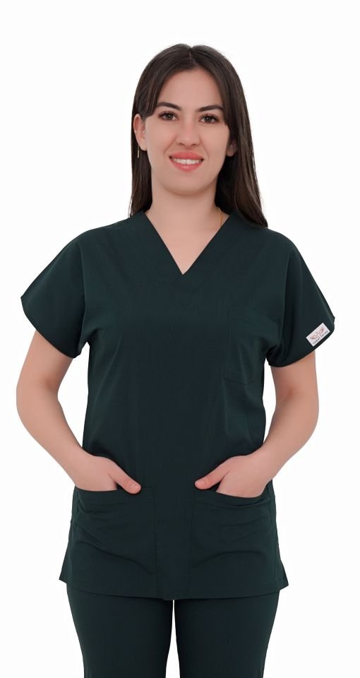 Unisex Cerrahi Takımlar Ördek Yeşili - XL