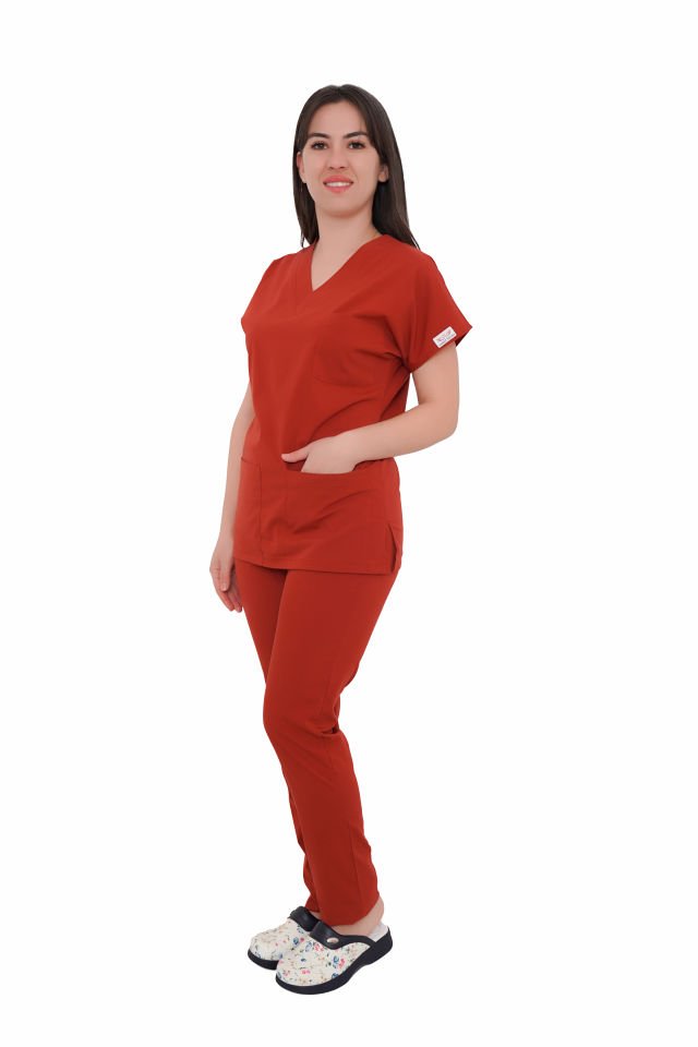 Unisex Cerrahi Takımlar Kiremit - M