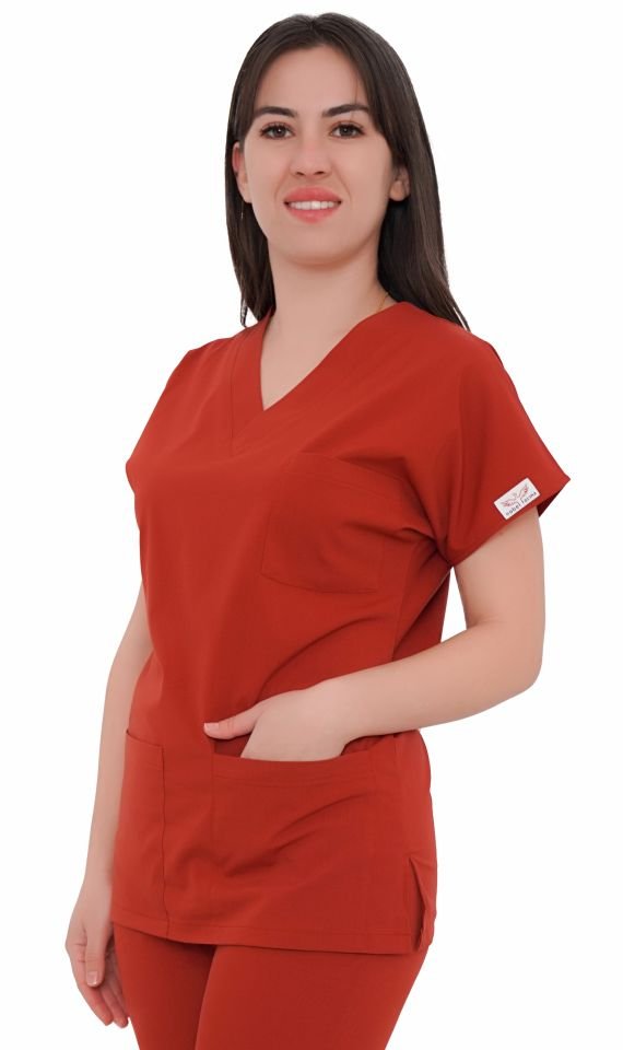 Unisex Cerrahi Takımlar Kiremit - XXL