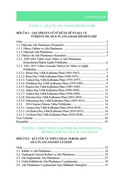 Aile Planlaması Yöntemler, Yenilikler, Sosyal ve Etik Boyutuyla