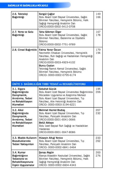 BAĞIMLILIK VE BAĞIMLILIKLA MÜCADELE Koruma, Önleme, Tedavi ve Rehabilitasyon Yönüyle