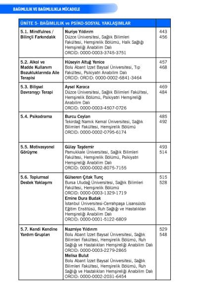 BAĞIMLILIK VE BAĞIMLILIKLA MÜCADELE Koruma, Önleme, Tedavi ve Rehabilitasyon Yönüyle